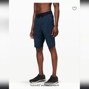 LULULEMON | T.H.E. Shorts 11" heathered Navy Sz XL